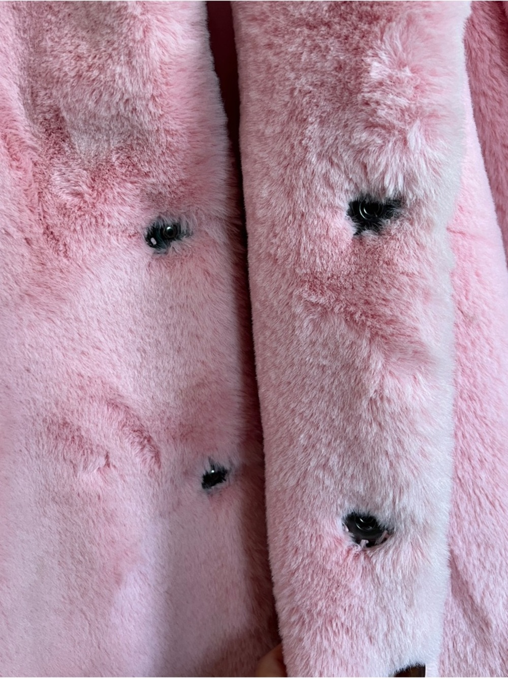 Forever 21 Blush Pink Faux Fur Teddy Coat - Picture 3 of 10